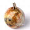 Сувенир "Яблоко" из офиокальцита 