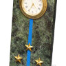 Часы из змеевика "Погон-старший лейтенант"