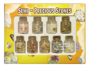 Набор минералов  во флакончиках, 9 штук