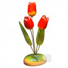 Сувенир из селенита "Цветы Тюльпаны" малые 3 цветка