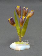 Сувенир из селенита "Крокусы" 5 цветков 
