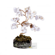 Дерево счастья из голубого агата 