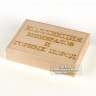 Коробка деревянная для коллекций 20 ячеек 