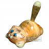 Фигурка из селенита "Кот с хвостом" маленький 