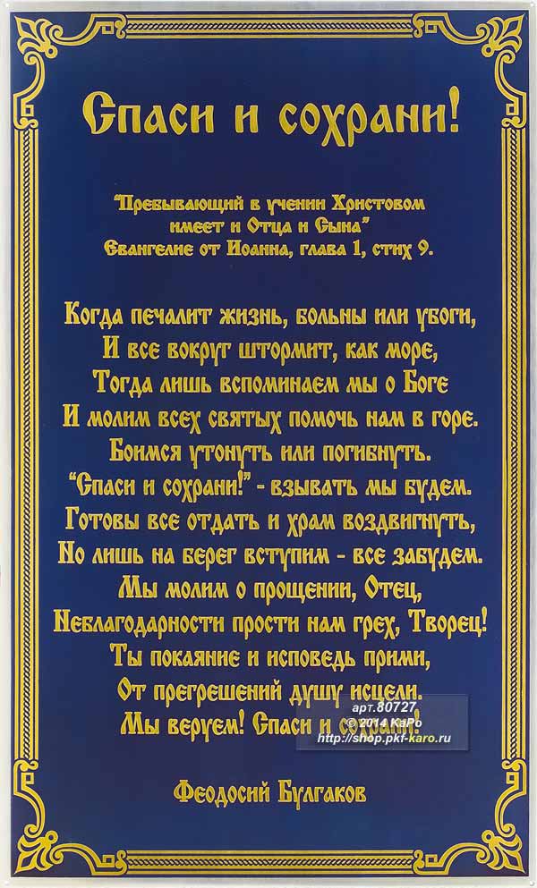 Русский проект спаси и сохрани