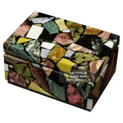 Шкатулка "Мозаика" из  разных камней