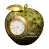 Часы из змеевика "Яблоко"