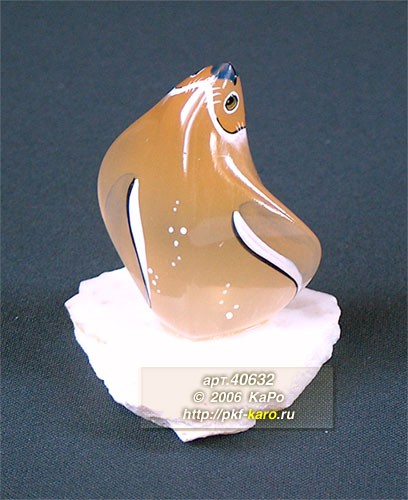 40632  Фигурка из селенита " Пингвин " 