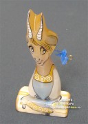 40816 Фигурка из селенита "Коза Варвара-краса"