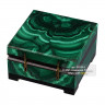 Шкатулка из малахита и долерита Шкатулка из малахита и долерита