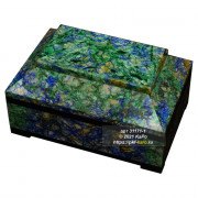 Ларец из азуромалахита и долерита