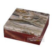 Шкатулка из агата Старобелокуриха и красной яшмы 