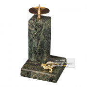 Подсвечник из змеевика