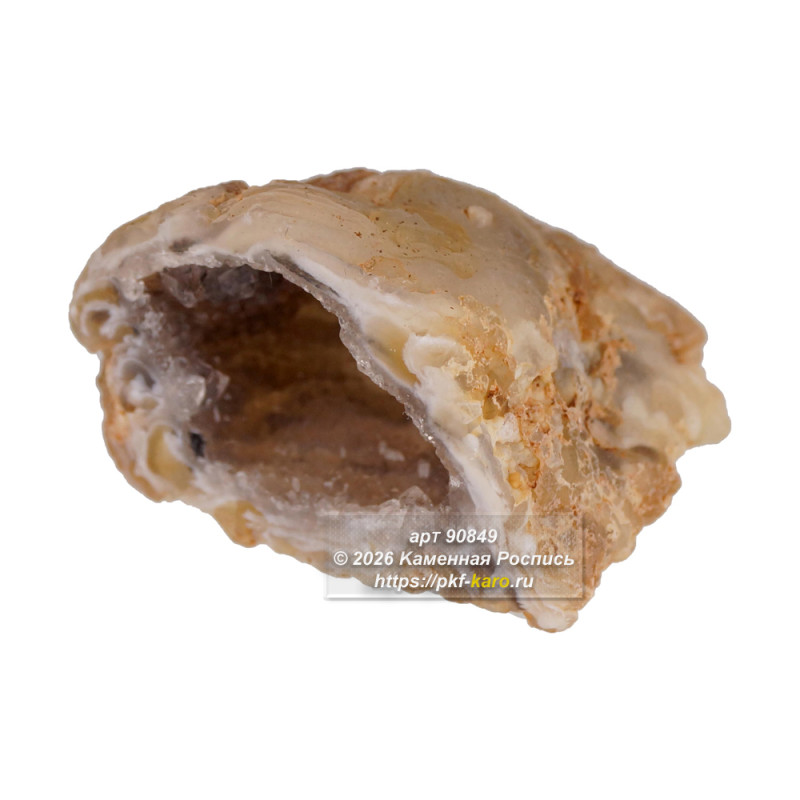 Коллекционный образец "Агат"  Коллекционный образец жеоды агата. Это уникальный срез, отполированный с одной стороны для демонстрации внутренних кристаллов. Каждое изделие обладает неповторимым природным рисунком.

Цена указана за изделие представленное на фото. 