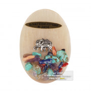 Сувенир-магнит из селенита "Благополучие"