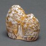 Фигурка из селенита "Совы парочка" 