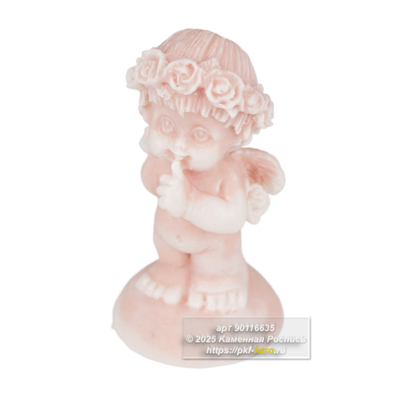 Ангелочек кроха из мрамолита  Ангелочек кроха из мрамолита (литьевой мрамор). Ищете идеальный подарок для себя или близкого человека? Обратите внимание на уникальную миниатюрную фигурку из мрамолита.

Эта прекрасная статуэтка изготовлена из натурального материала, который сочетает в себе прочность гранита и красоту мрамора. Она станет изысканным дополнением к любому интерьеру и будет радовать глаз своей изящностью и грациозностью. 

На фото типовое изделие, оригинал может отличаться по цвету и рисунку камня.