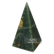 Лечебная пирамида "Золотое сечение" из офиокальцита 