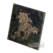 Сувенир-магнит из змеевика Лошадка 