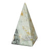 Лечебная пирамида "Золотое сечение" из офиокальцита 