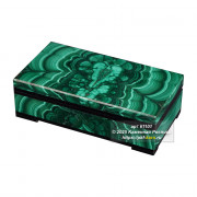 Шкатулка из малахита и долерита  