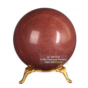 Шар из красного кварцита